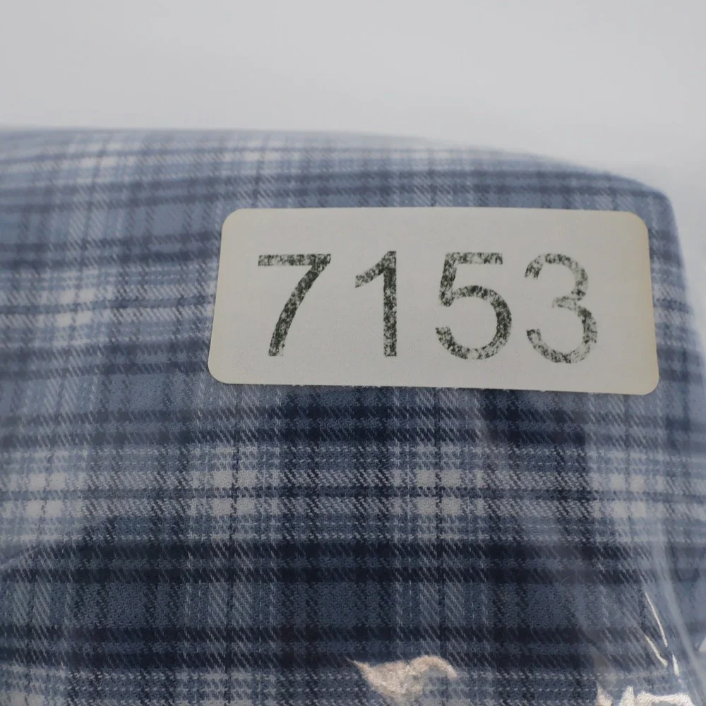 UNTUCKit Dhais Plaid Flannel Performance Button Down Shirt Blue Mens Small